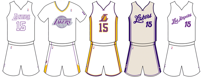 all lakers jerseys